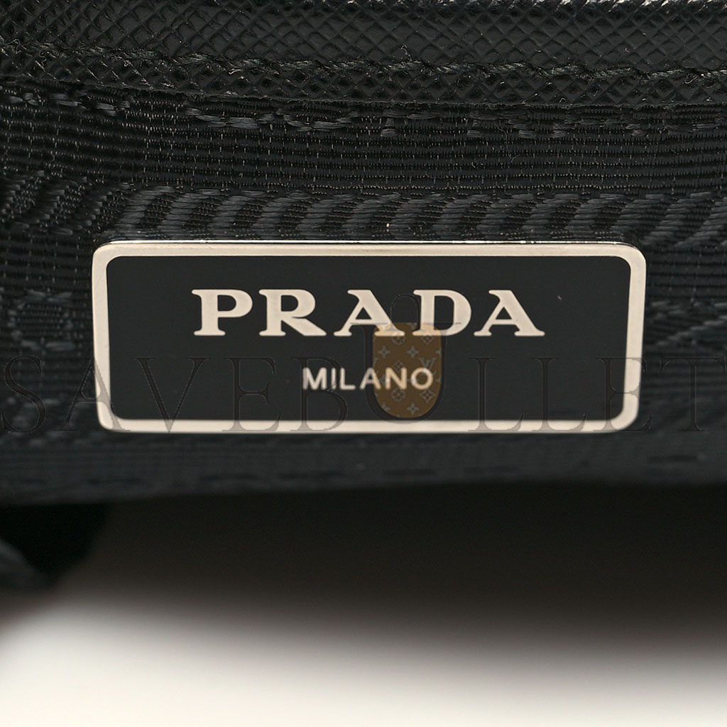 PRADA TESSUTO NYLON SAFFIANO MEDIUM BACKPACK BLACK (33*29*15cm)