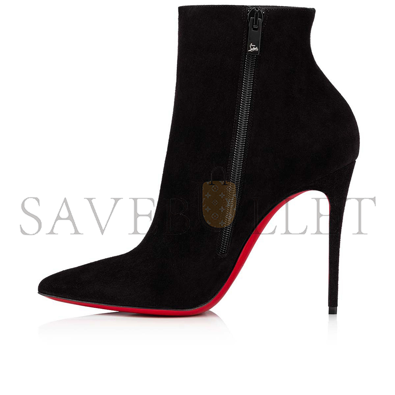 CHRISTIAN LOUBOUTIN SO KATE BOOTY 100 MM LOW BOOTS-VEAU VELOURS-BLACK-WOMEN 1190007BK01