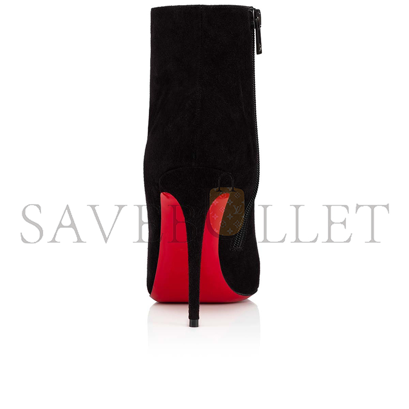 CHRISTIAN LOUBOUTIN SO KATE BOOTY 100 MM LOW BOOTS-VEAU VELOURS-BLACK-WOMEN 1190007BK01