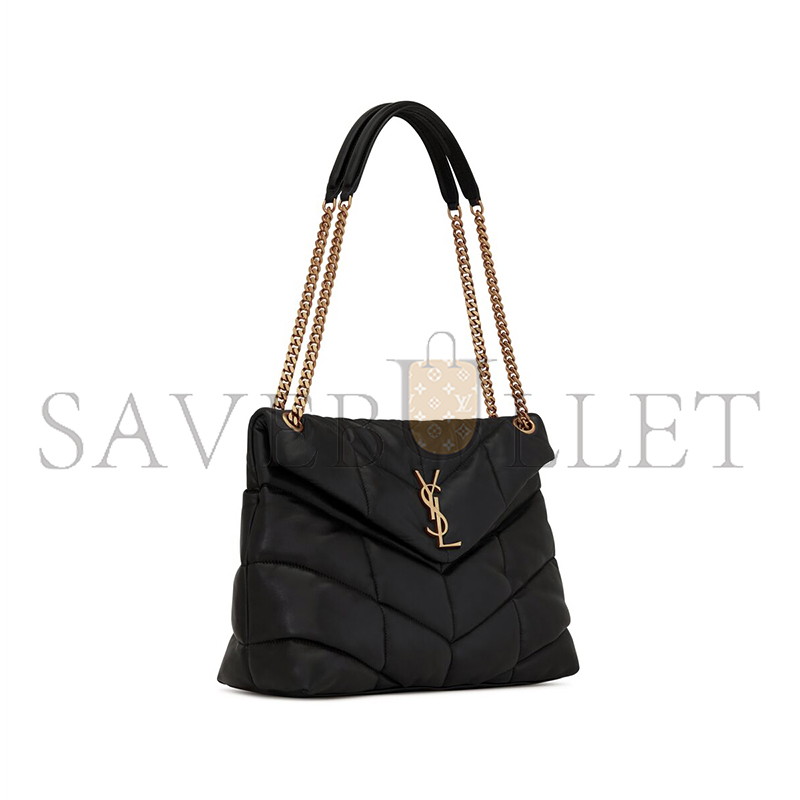 YSL PUFFER MEDIUM IN NAPPA LEATHER 5774751EL071000 (35*23*13.5cm)