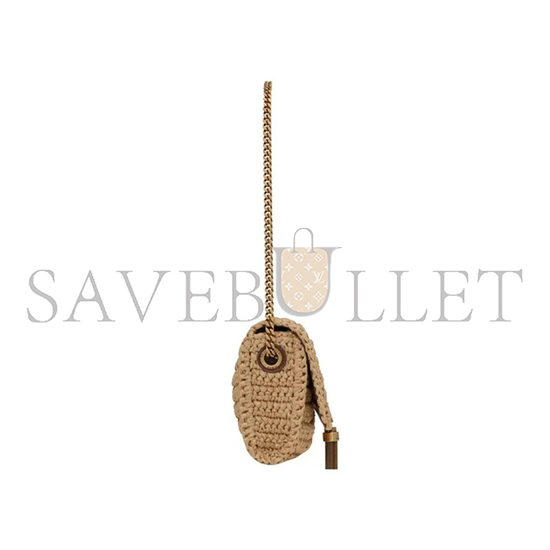YSL KATE 99 TASSEL IN RAFFIA 604276GG6AW7072 (26*13.5*4.5cm)