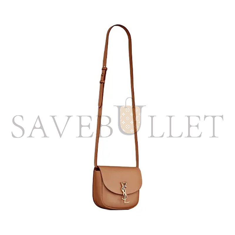 YSL KAIA SMALL SATCHEL IN SMOOTH VINTAGE LEATHER 619740BWR6W2725 (18*15.5*5.5cm)