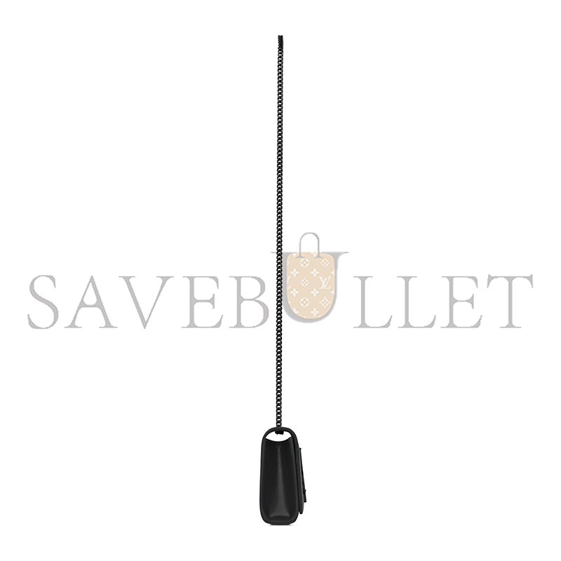 YSL KATE SMALL IN GRAIN DE POUDRE EMBOSSED LEATHER 469390BOW0U1000 (20*12.5*5cm)