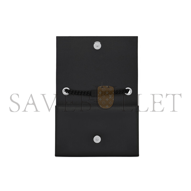 YSL KATE SMALL IN GRAIN DE POUDRE EMBOSSED LEATHER 469390BOW0U1000 (20*12.5*5cm)