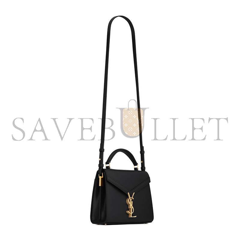 YSL CASSANDRA MINI TOP HANDLE BAG IN BOX SAINT LAURENT 6239300SX0W1000 (20*16*7.5cm)