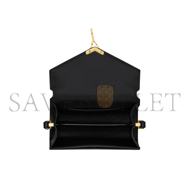 YSL CASSANDRA MINI TOP HANDLE BAG IN BOX SAINT LAURENT 6239300SX0W1000 (20*16*7.5cm)