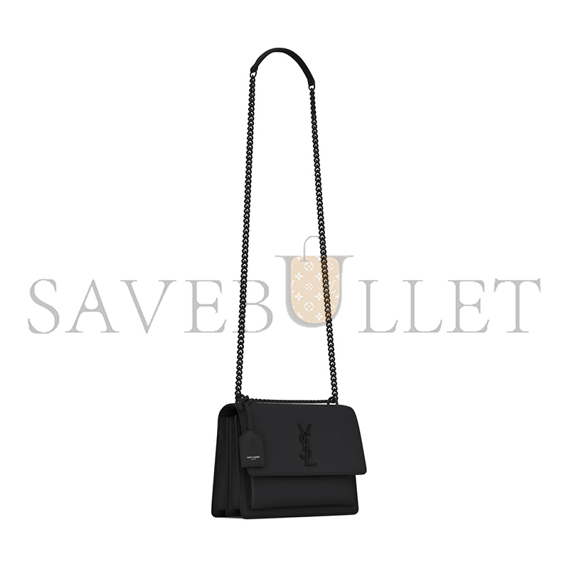 YSL SUNSET MEDIUM IN SMOOTH LEATHER 442906D420U1000 (22*16*6.5cm)
