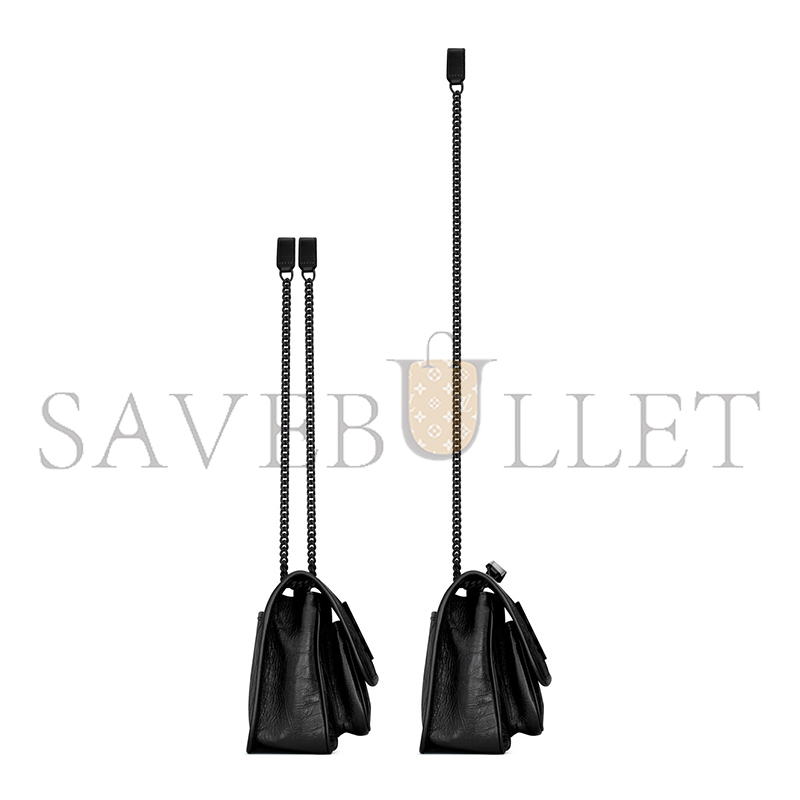 YSL NIKI BABY IN VINTAGE LEATHER 6331850EN081000 (21*16*7.5cm)