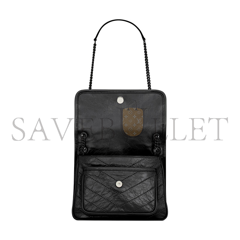 YSL NIKI BABY IN VINTAGE LEATHER 6331850EN081000 (21*16*7.5cm)