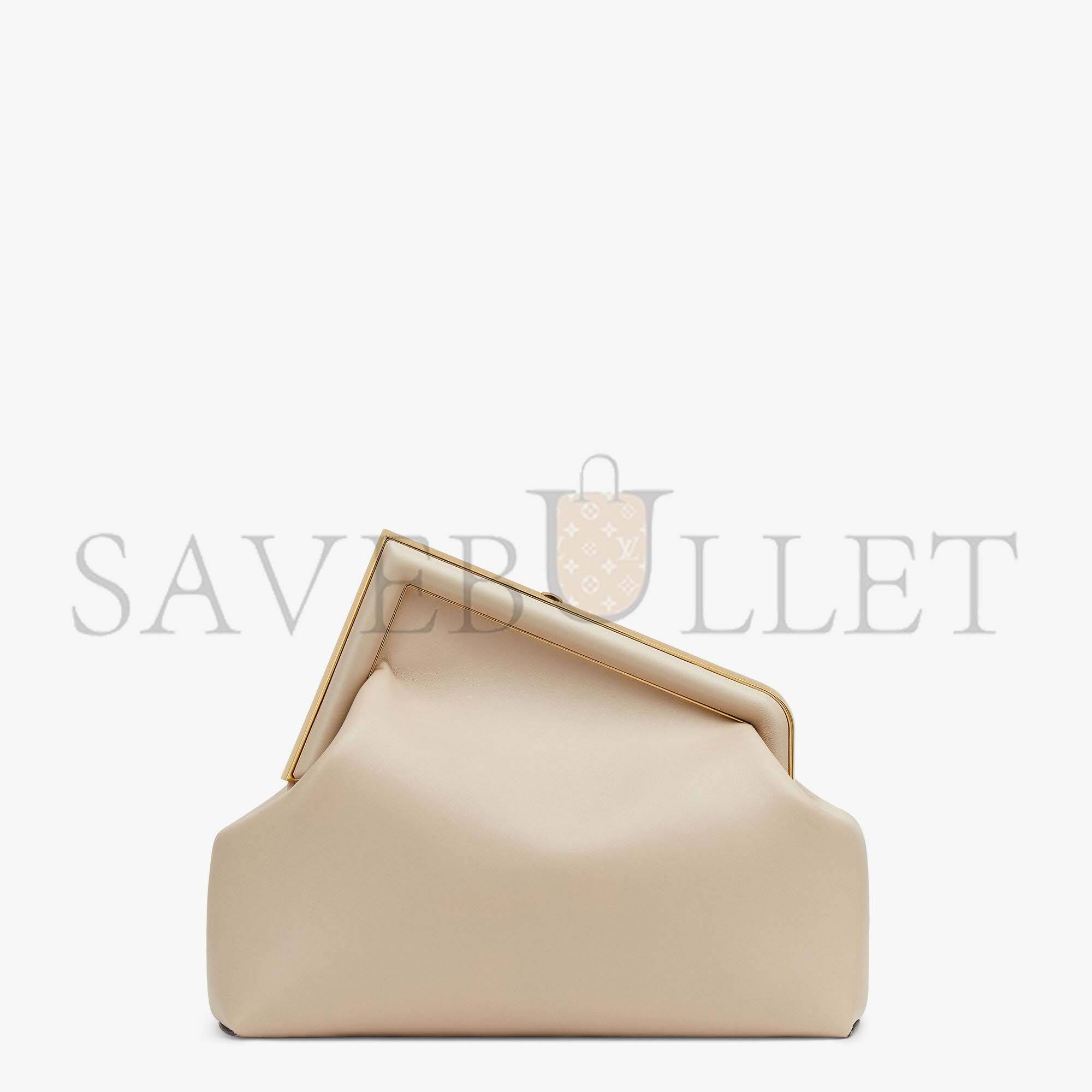 FENDI FIRST MEDIUM - BEIGE LEATHER BAG 8BP127ABVEF19PN (32.5*23.5*15cm)