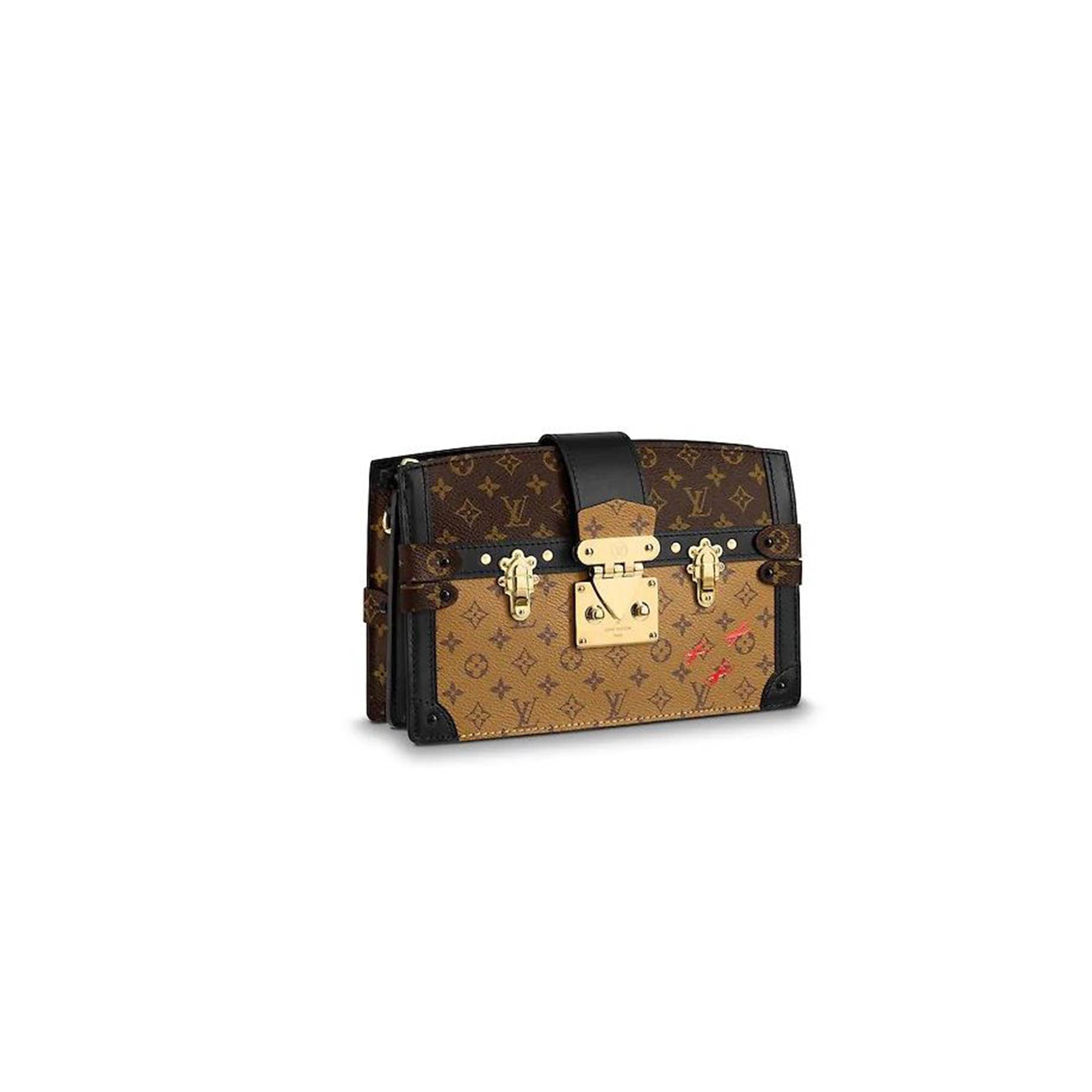 LOUIS VUITTON TRUNK CLUTCH HANDBAG  M43596 (20*12*5.5cm)